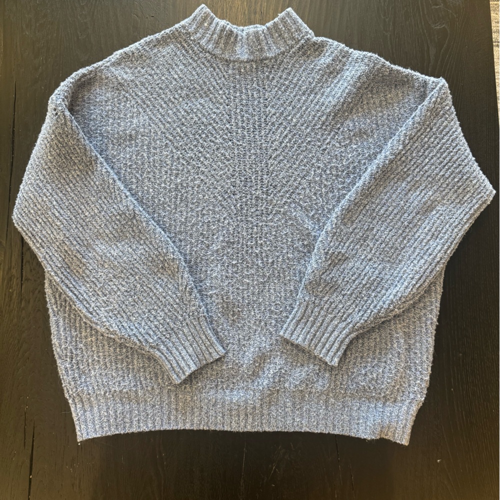 Halogen Blue Sweater with Ribbed Knit - Picture 7 of 7